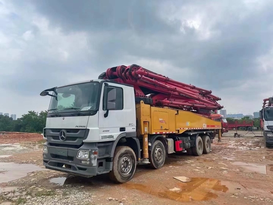 52m Used Truck Concrete Pump 38t , Renew Mounted Concrete Pump