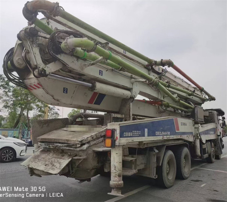 300 KW Used Concrete Trailer Pumps , Portable Used Chipper Trucks