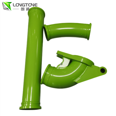 Old Type First Concrete Pump Elbow Double Wall Outlet For Schwing
