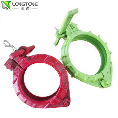 Bolt Concrete Mixer Parts Casted Mounting 5 Inch Clamp Coupling