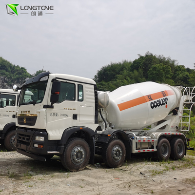 400L Oil 6X4 Truck Mounted Concrete Mixer Lorry vehicle With Pump 10 Wheel