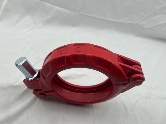 Heavy Duty Forged Concrete Pump Clamps 5 Inch Zinc Color Plated
