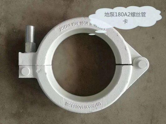 Stainless Steel Concrete Pump Clamp Zinc Color Plated For Pipe