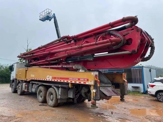 52m Used Truck Concrete Pump 38t , Renew Mounted Concrete Pump