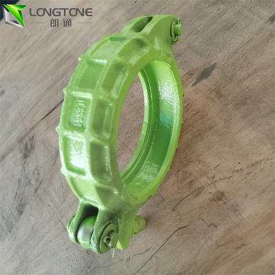 Stainless Steel Concrete Pump Clamp Zinc Color Plated For Pipe