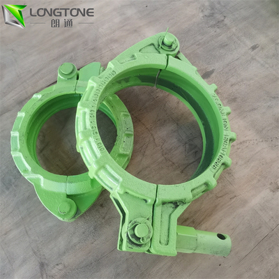 Concrete Pump Rubber Pipe Clamp Quick Release Tube Clamp Zinc Color
