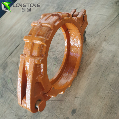 Concrete Pump Rubber Pipe Clamp Quick Release Tube Clamp Zinc Color