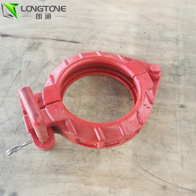 5.5 inch Wedge Concrete Pump Clamp Coupling Concrete Hose Clamp For Pipe
