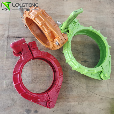 Concrete Pump Quick Release Pipe Clamps Putzmeister Wedge Type Clamp