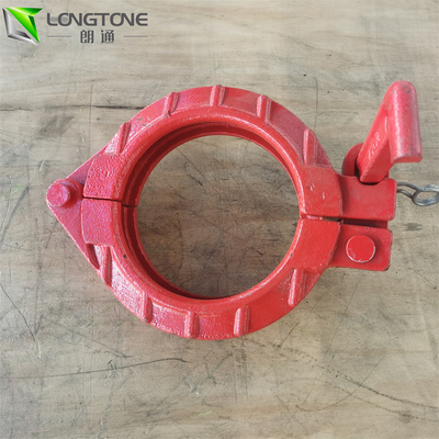 Concrete Pump Quick Release Pipe Clamps Putzmeister Wedge Type Clamp