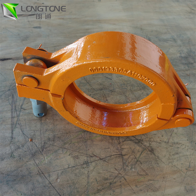 Concrete Pump Pipe Quick Release Clamp 5 inch For Schwing Putzmeister