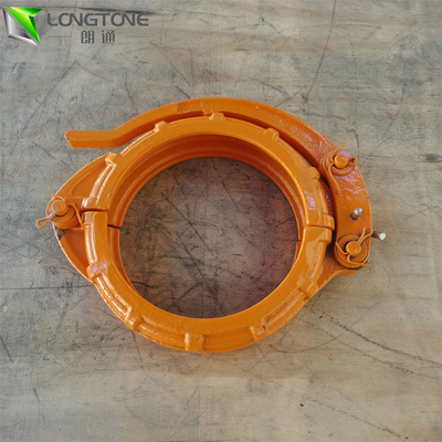 Forged 5 Inch Concrete Pump Clamp Durable Pipe Coupling Joint