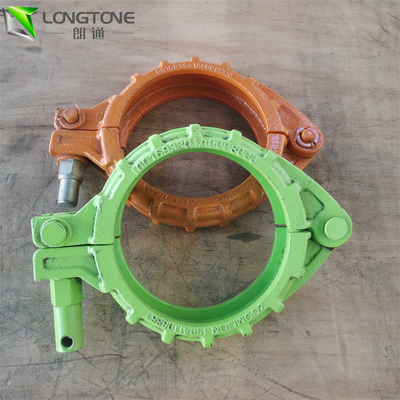 Concrete Pump Pipe Quick Release Clamp 5 inch For Schwing Putzmeister