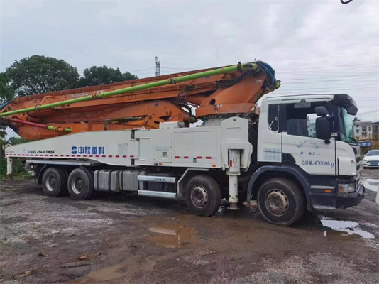 33T Used Truck Concrete Pump , 37 Meter Cement Pump Truck ZLJ5293THB125-37