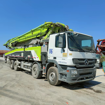 Mounted Used Truck Concrete Pump ，Electric Diesel Motor 49m concrete boom pump