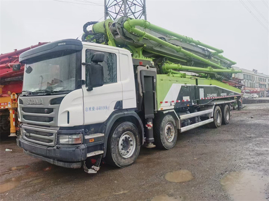 300 KW Used Concrete Trailer Pumps , Portable Used Chipper Trucks