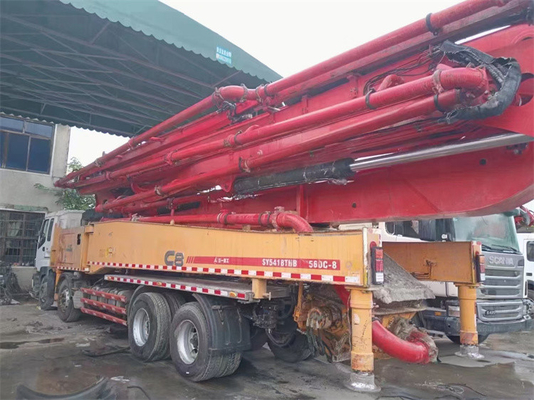 300 KW Used Concrete Trailer Pumps , Portable Used Chipper Trucks