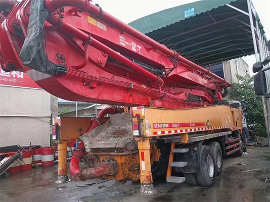 Custom Color Used Truck Concrete Pump , S Valve Putzmeister 42m Concrete Pump