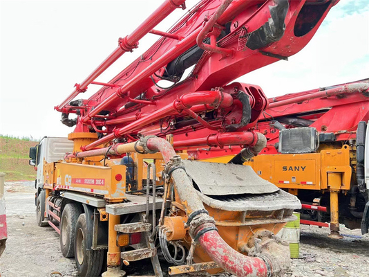 Custom Color Used Truck Concrete Pump , S Valve Putzmeister 42m Concrete Pump