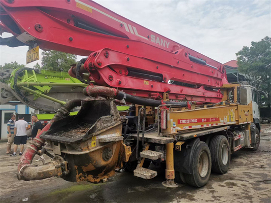 Construction Used Truck Concrete Pump Putzmeister Boom Pump With Remote Control