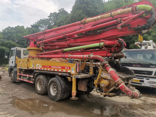 Construction Used Truck Concrete Pump Putzmeister Boom Pump With Remote Control