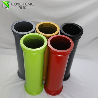 Concrete Pipeline Towing Pump Straight Pipe With Flange
