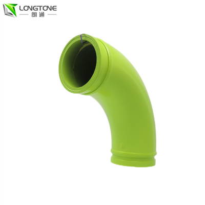 Welded Concrete Pump Pipe Bend 4.5mm Thikness Twin Wall Elbow