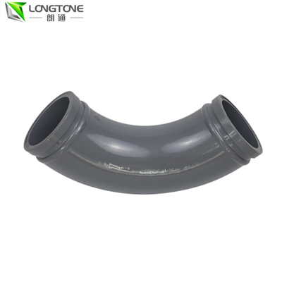 Welded Concrete Pump Pipe Bend 4.5mm Thikness Twin Wall Elbow