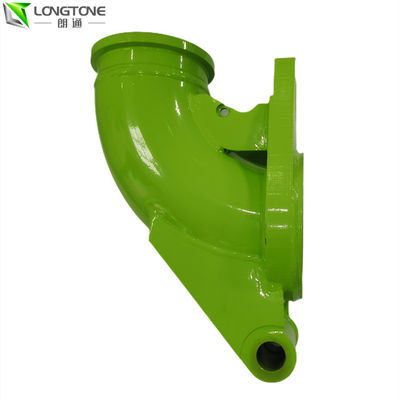 DN100 DN125 Pipe Twin Wall Elbow Bend Hinged For Concrete Pump