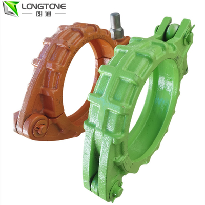 Customized Concrete Mixer Parts , 5.5 Inch Bolt Pipe Fitting Clamp