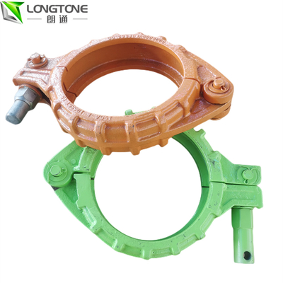 Customized Concrete Pump Clamp Coupling Snap 220 Bar Painting Surface