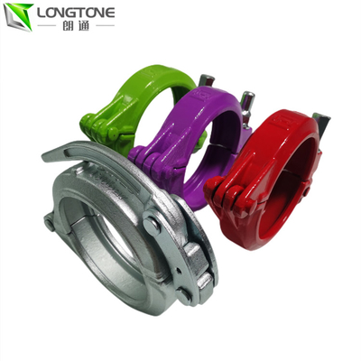 DN125 Concrete Pump Pipe Clamp Forging steel Rubber Hose Clamp