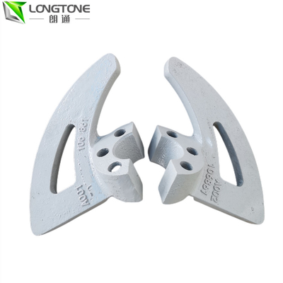 DN125 Zoomlion Concrete Pump Parts Steel Concrete Mixing Blade