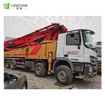 BENZ Chassis Second Hand Concrete Pump Truck 46meter 52m 60m