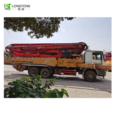 BENZ Chassis Second Hand Concrete Pump Truck 46meter 52m 60m