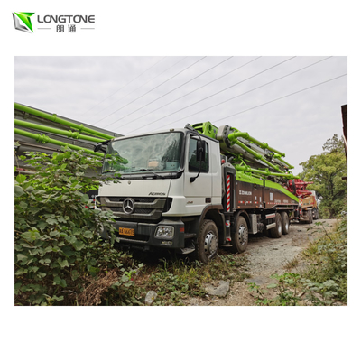BENZ Chassis Second Hand Concrete Pump Truck 46meter 52m 60m