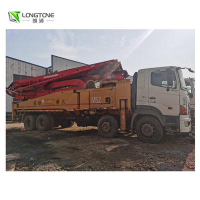 Used Putzmeister Concrete Pump Truck 37/42/52m Length With Less Working Hours