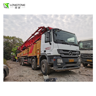 Second Hand Putzmeister Concrete Pump Truck With 37/42/52m Pump