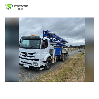 Used Sany Yellow Concrete Truck With Max. Pressure 6 - 6.6 MPa Max. Aggregate Diameter 24 - 36 Mm