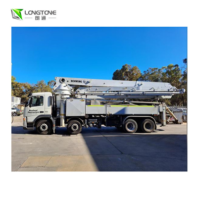 Used Sany Yellow Concrete Truck With Max. Pressure 6 - 6.6 MPa Max. Aggregate Diameter 24 - 36 Mm