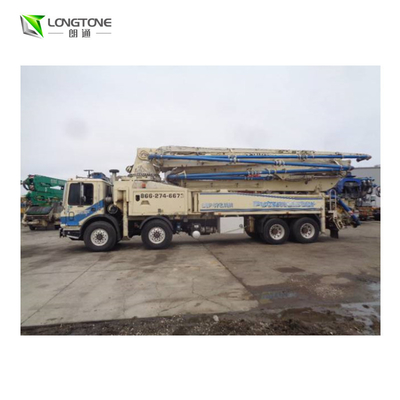Used Yellow Truck Concrete Pump with 24-36 M Distance 6-6.6 MPa Pressure