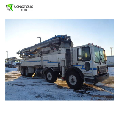 Used Yellow Truck Concrete Pump with 24-36 M Distance 6-6.6 MPa Pressure
