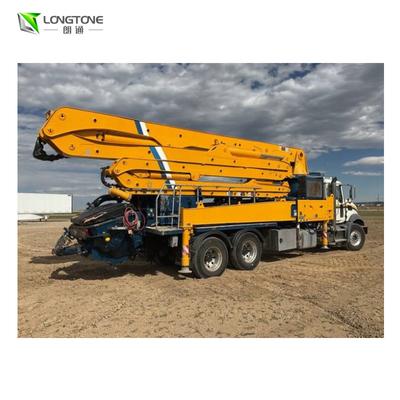 Used 25T Truck Concrete Pump With Max. Delivery Height 24 - 36 M Oil Tank Capacity 320L