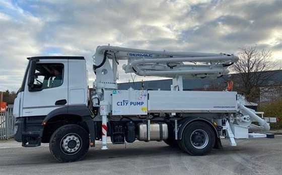 Top Brand HB56K 56m Articulated Boom Concrete Pump Truck