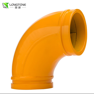 DN125 DN150 Concrete Pipe Elbows Reducers Weight Red White Yellow Color