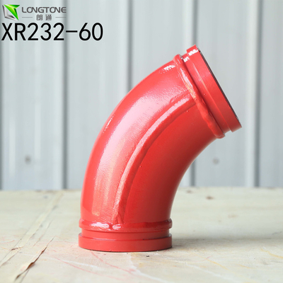DN125 DN150 Concrete Pipe Elbows Reducers Weight Red White Yellow Color