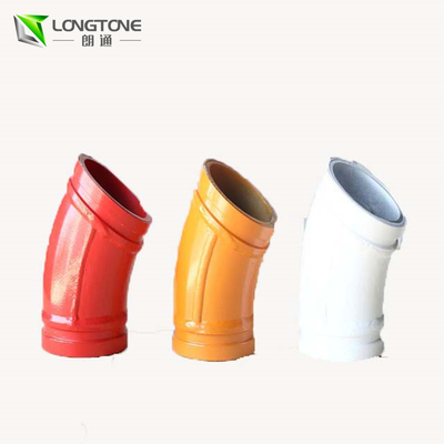OEM 90 Degree Concrete Swivel Pipe Bend / Elbow For Concrete Pump Trucks