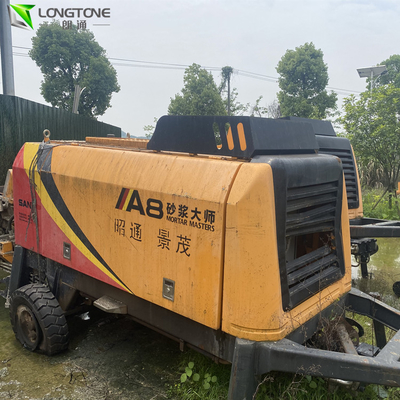 1420 Mm Used Concrete Trailer Pumps , City Concrete Pump 450L