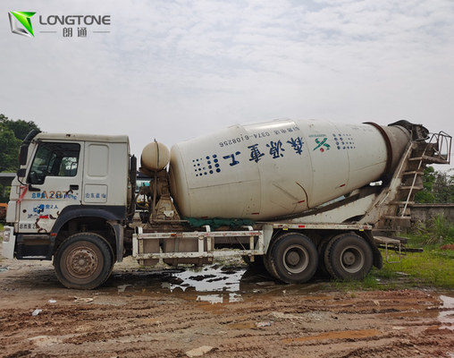 T-Shape Blade Used Mixer Truck , 10 M3 Mixer Tank Truck 8500KG