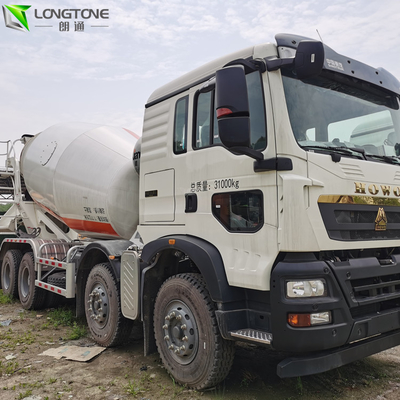 T-Shape Blade Used Mixer Truck , 10 M3 Mixer Tank Truck 8500KG